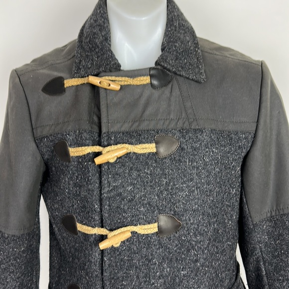 ALL SAINTS CANYON DUFFLE COAT MENS SIZE MEDIUM - Picture 2 of 13